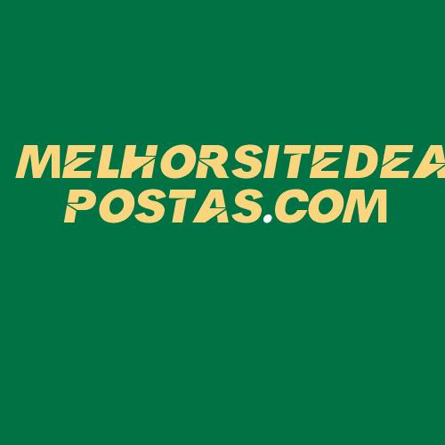 Logo da MELHORSITEDEAPOSTAS